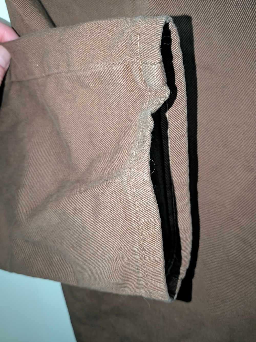Straight Leg Women's Jeans in Brown - Picture 9 of 11